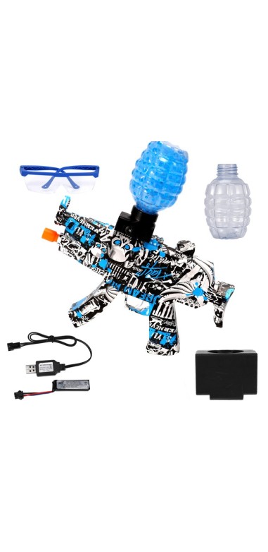 MP5 Graffiti electric toy gun Gel Blaster rifle with protective goggles for adults and children